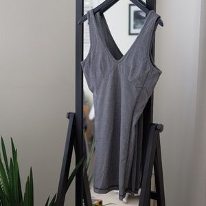 Bodycon Gray Mini Dress